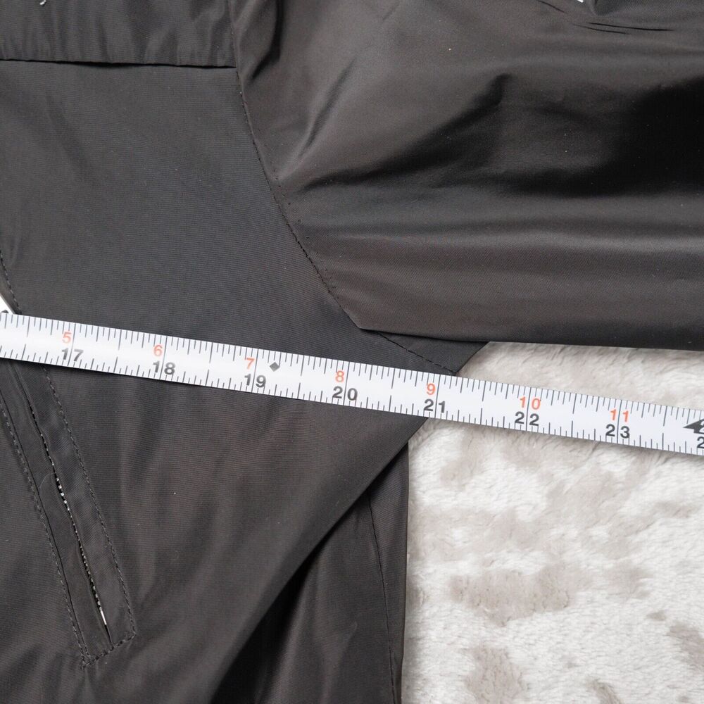 Ralph Lauren Black Silver Windbreaker Light Jacket Hoodie Womens Size M - Picture 7 of 15